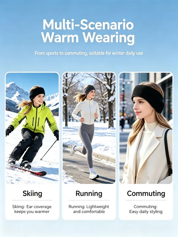 Fascia Copriorecchie in Pile p - Winter Headband Fleece recensione e prezzo