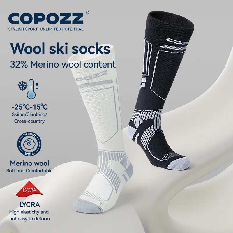 COPOZZ Nuovi calzini da sci in - Thermal Sock Wool recensione e prezzo