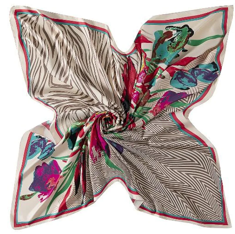 130x130 cm Sciarpa di seta qua - Shawl Wrap Winter recensione e prezzo