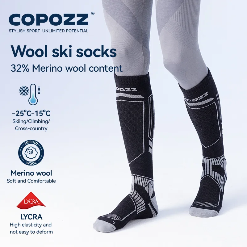 COPOZZ Calzini da sci invernal - Thermal Sock Wool recensione e prezzo