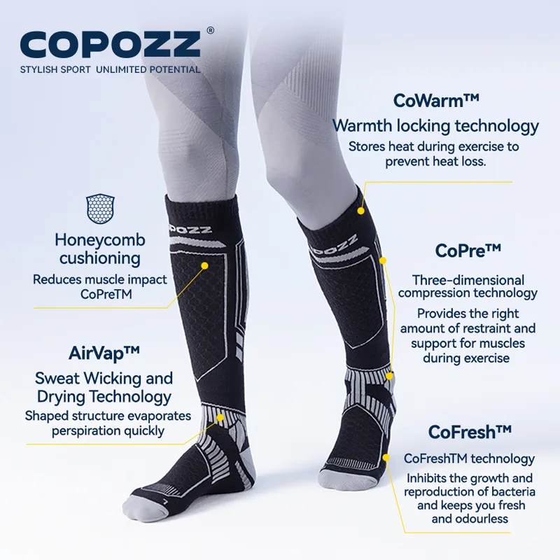 COPOZZ Calzini da sci invernal - Thermal Sock Wool recensione e prezzo