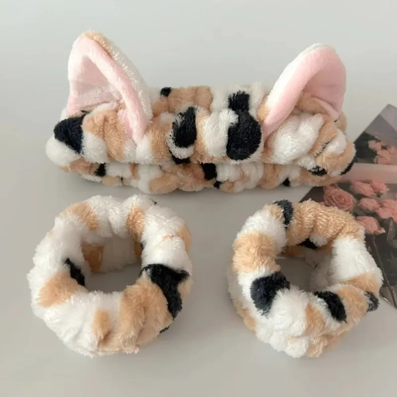 3 pz/set Stampa Leopardo Simpa - Winter Headband Fleece recensione e prezzo