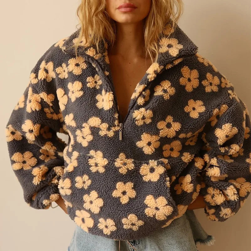 Felpa con cappuccio oversize d - Sherpa Hoodie Fleece recensione e prezzo