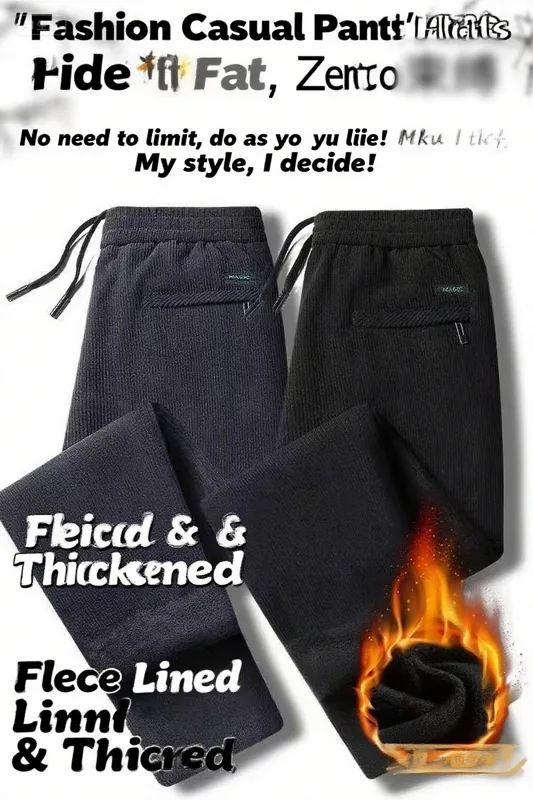 Pantaloni casual da uomo in ve - Corduroy Pant Warm recensione e prezzo