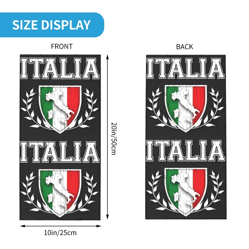 Personalizzato Italia Bandiera - Neck Gaiter Fleece recensione e prezzo