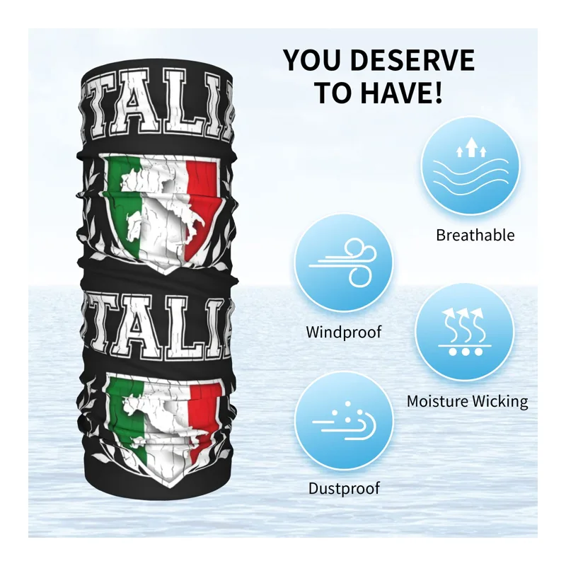 Personalizzato Italia Bandiera - Neck Gaiter Fleece recensione e prezzo