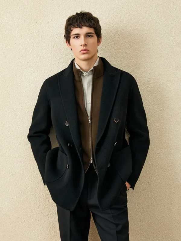 Cappotto corto da uomo in lana - Wool Coat Peacoat recensione e prezzo