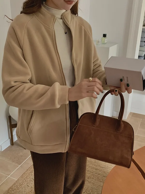 Felpa in pile senza cappello F - Sherpa Hoodie Fleece recensione e prezzo
