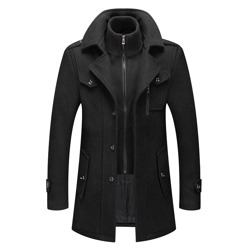 Cappotto Invernale da Uomo in  - Wool Coat Peacoat recensione e prezzo