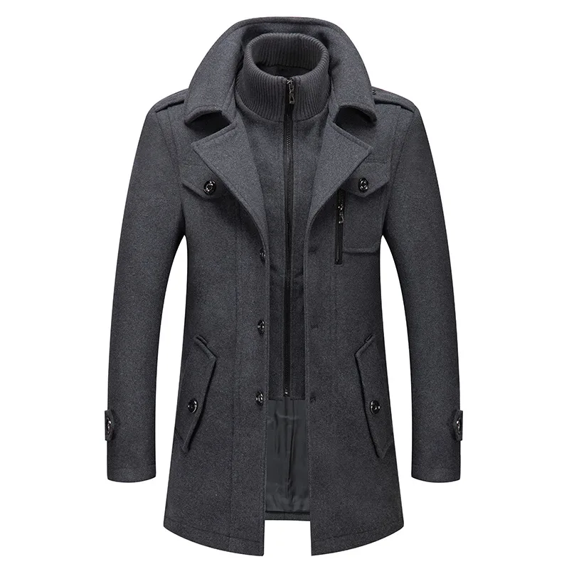 Cappotto Invernale da Uomo in  - Wool Coat Peacoat recensione e prezzo