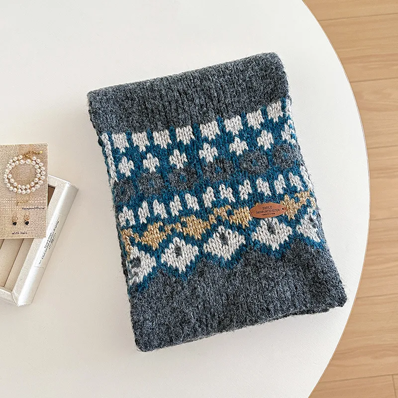 sciarpa lavorata a maglia jacq - Wool Scarf Men recensione e prezzo