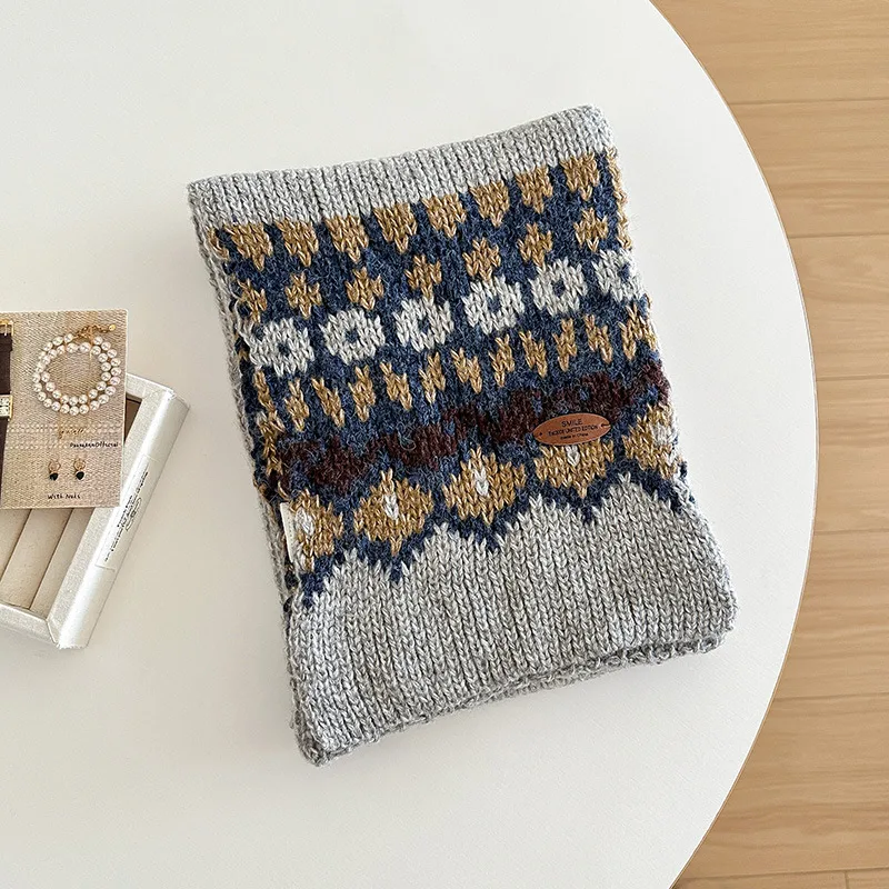 sciarpa lavorata a maglia jacq - Wool Scarf Men recensione e prezzo