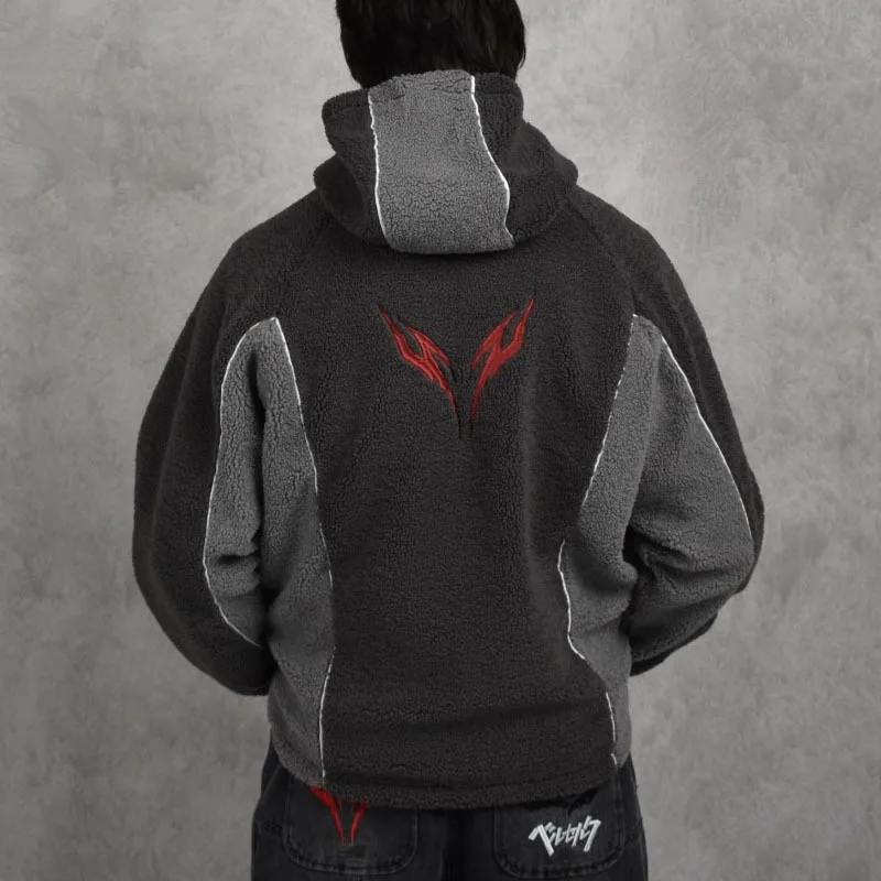 Giacca con cappuccio unisex in - Sherpa Hoodie Fleece recensione e prezzo