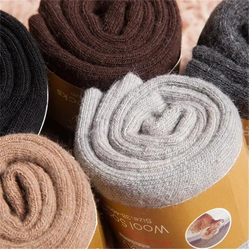 4 paia/lotto uomo inverno calz - Thermal Sock Wool recensione e prezzo