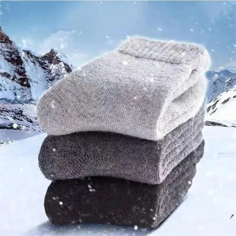 4 paia/lotto uomo inverno calz - Thermal Sock Wool recensione e prezzo
