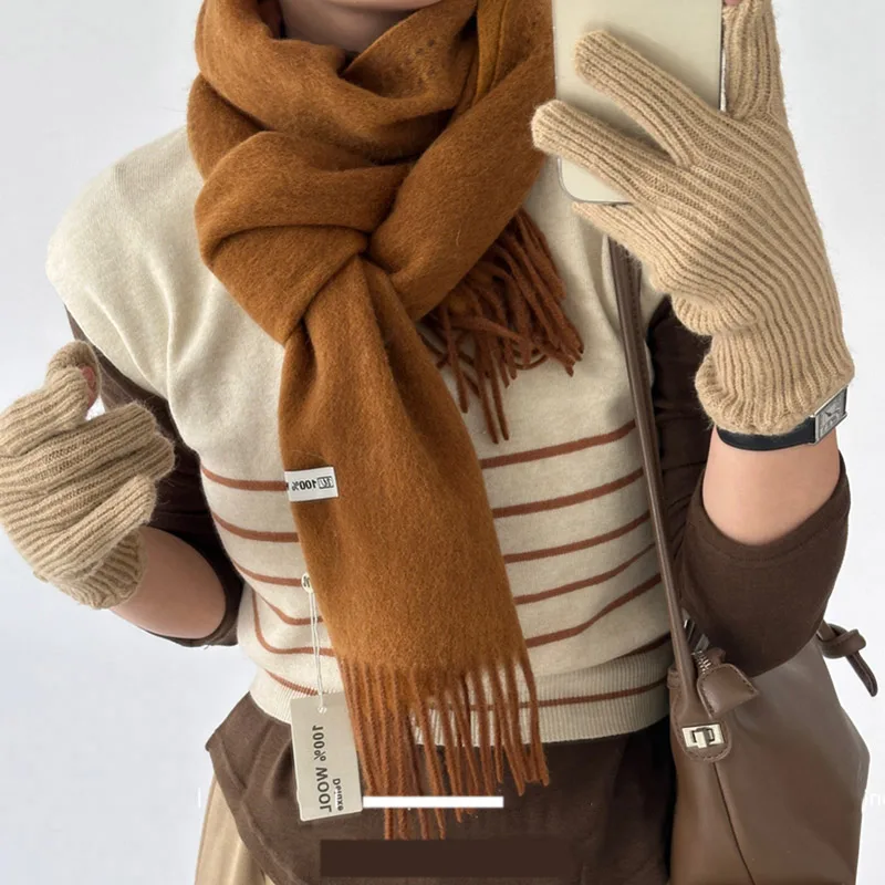 Elegante buona qualità 100% sc - Wool Scarf Men recensione e prezzo