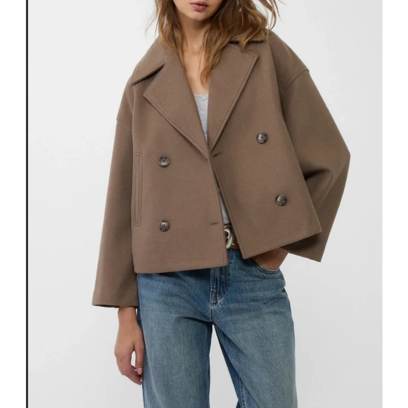 Cappotto Corto da Donna Oversi - Wool Coat Peacoat recensione e prezzo