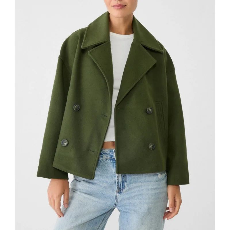 Cappotto Corto da Donna Oversi - Wool Coat Peacoat recensione e prezzo