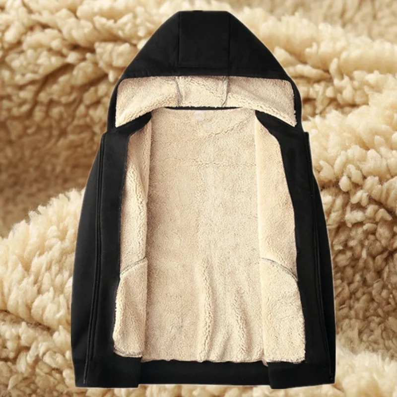 Felpa con cappuccio invernale  - Sherpa Hoodie Fleece recensione e prezzo