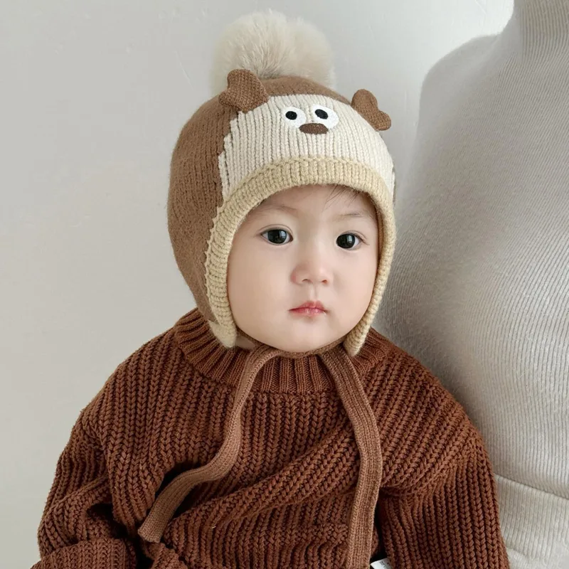 Cappello con Pompon a Forma di - Knit Beanie Hat Warm recensione e prezzo