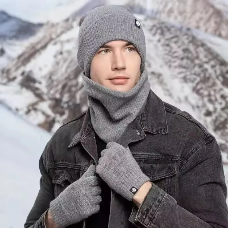 3 pezzi berretto invernale cap - Wool Scarf Men recensione e prezzo