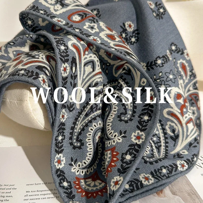 Sciarpa di seta 70% lana 30% D - Shawl Wrap Winter recensione e prezzo