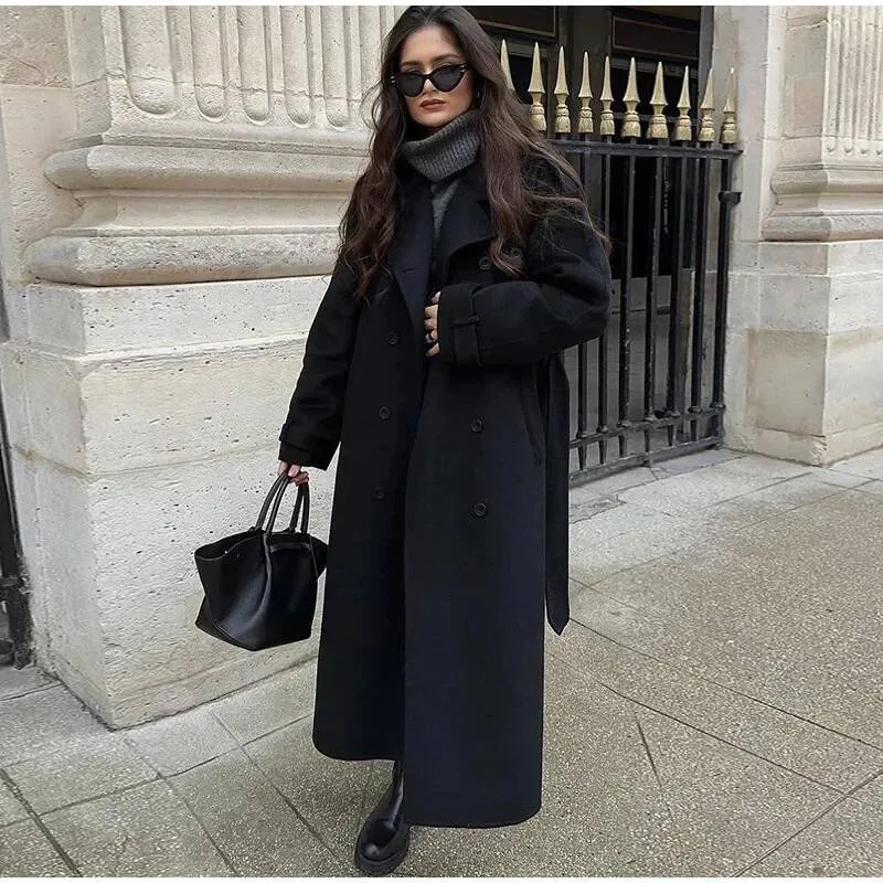 Elegante Cappotto Lungo Grigio - Wool Coat Peacoat recensione e prezzo
