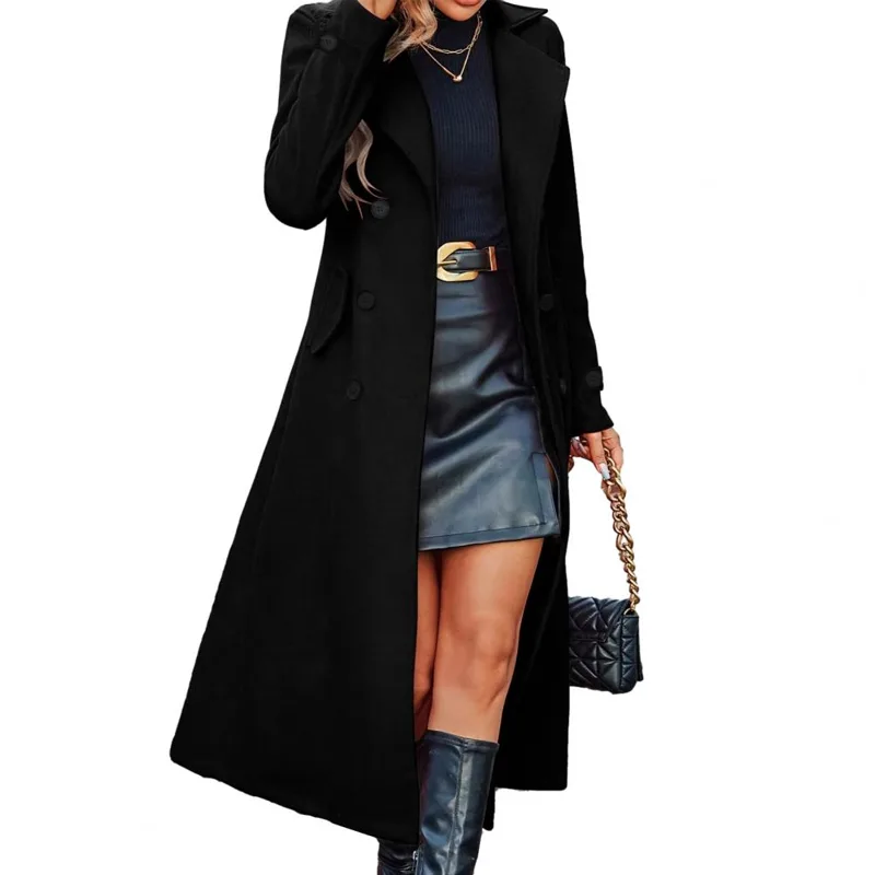 Cappotto Autunnale da Donna, L - Wool Coat Peacoat recensione e prezzo