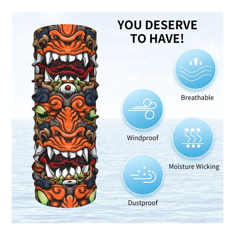 Personalizzato Samurai Demone  - Neck Gaiter Fleece recensione e prezzo