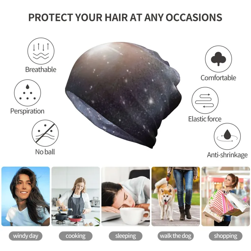 Cloak Galaxy Universe Planets  - Knit Beanie Hat Warm recensione e prezzo